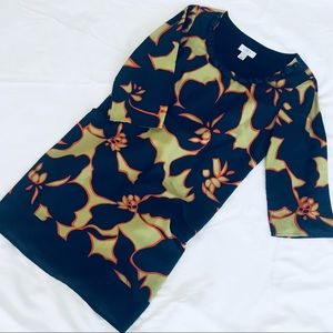 Loft Retro Printed Shift Dress